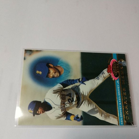 1991 Topps Ken Griffey Jr / Ken Griffey Sr MLB HOF Stadium Club Charter Member - Picture 2 of 4